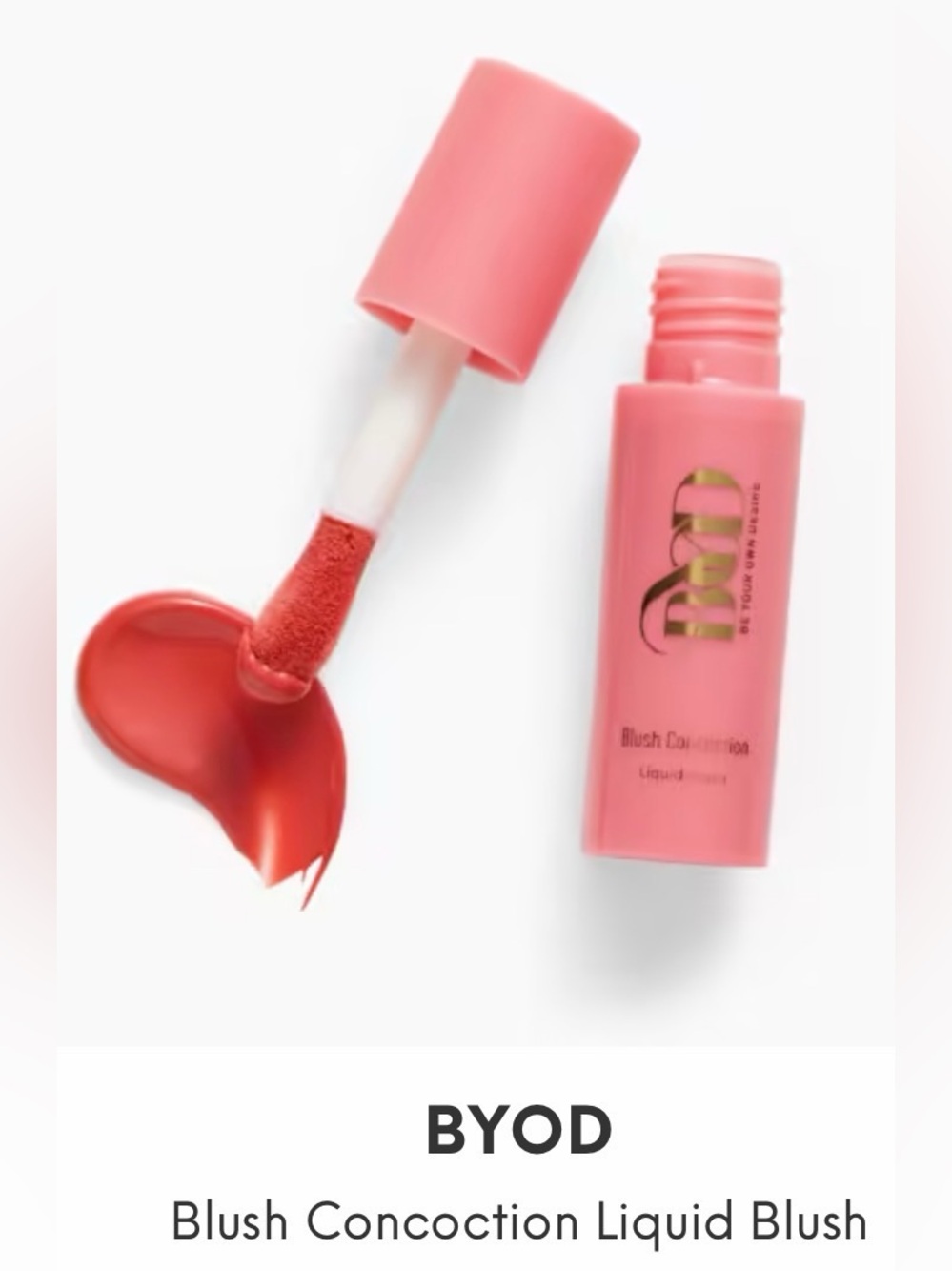 BYOD Blush Concoction Liquid Blush, 7.5 ml
Passionate Coral, NWT